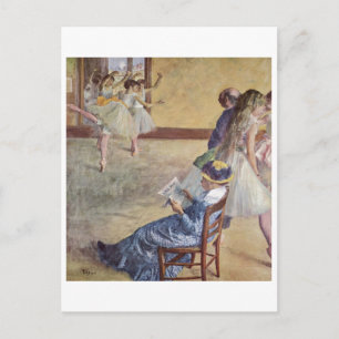 Edgar Degas - Dance Class Madame Kardinal 1878 oil Postkarte