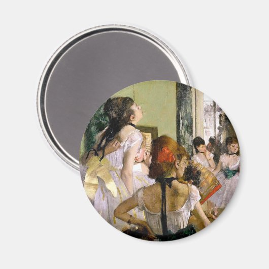 Edgar Degas Dance Class Magnet (Vorderseite/Rückseite)