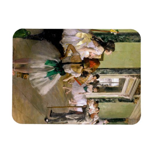 Edgar Degas Dance Class Magnet (Horizontal)