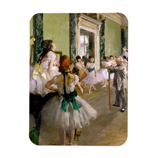 Edgar Degas Dance Class Magnet (Vertikal)
