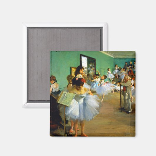 Edgar Degas Dance Class Magnet (Vorderseite/Rückseite)