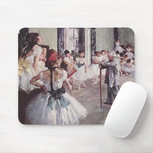 Edgar Degas Dance Class Mousepad (Mit Mouse)