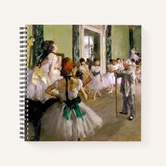 Edgar Degas Dance Class Notizblock (Vorderseite)
