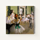Edgar Degas Dance Class Notizblock (Rückseite)