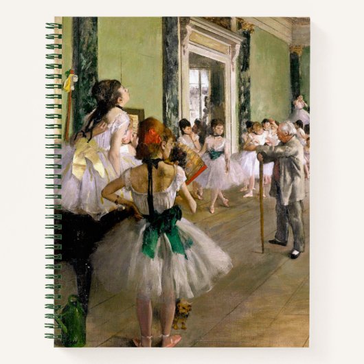 Edgar Degas Dance Class Notizblock (Vorderseite)