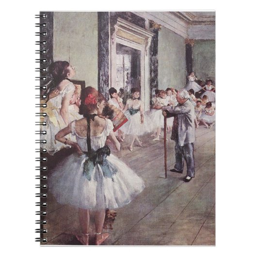 Edgar Degas Dance Class Notizblock (Vorderseite)