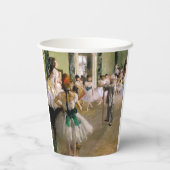 Edgar Degas Dance Class Pappbecher (Rückseite)