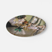 Edgar Degas Dance Class Pappteller (Schrägansicht)