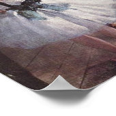 Edgar Degas Dance Class Poster (Ecke)