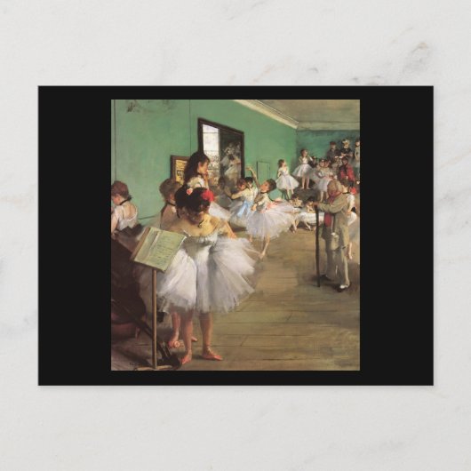 Edgar Degas Dance Class Postkarte (Vorderseite)