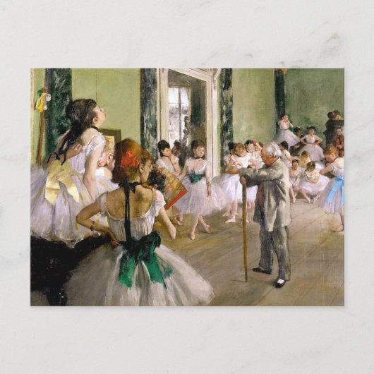 Edgar Degas Dance Class Postkarte (Vorderseite)
