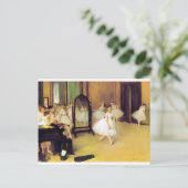 Edgar Degas - Dance Class Postkarte (Stehend Vorderseite)