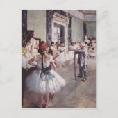 Edgar Degas Dance Class Postkarte (Vorderseite)