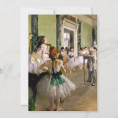 Edgar Degas Dance Class Save The Date (Vorderseite)