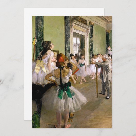 Edgar Degas Dance Class Save The Date (Vorne/Hinten)