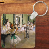 Edgar Degas Dance Class Schlüsselanhänger (Rückseite)