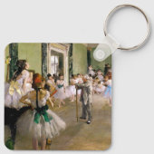 Edgar Degas Dance Class Schlüsselanhänger (Rückseite)