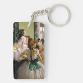 Edgar Degas Dance Class Schlüsselanhänger (Rückseite)