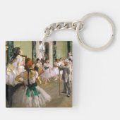 Edgar Degas Dance Class Schlüsselanhänger (Rückseite)