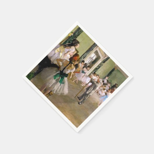 Edgar Degas Dance Class Serviette (Ecke)