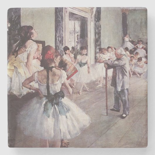 Edgar Degas Dance Class Steinuntersetzer (Vorderseite)