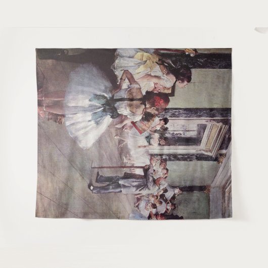 Edgar Degas Dance Class Wandteppich (Vorderseite (Horizontal))