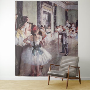 Edgar Degas Dance Class Wandteppich