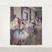 Edgar Degas Dance Class Wandteppich (Vorderseite)