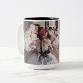 Edgar Degas Dance Class Zweifarbige Tasse (Vorderseite Links)
