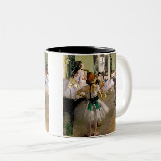 Edgar Degas Dance Class Zweifarbige Tasse (VorderseiteRechts)