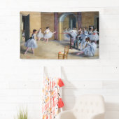 Edgar Degas - Dance Foyer, Opera rue Le Peletier Banner (Insitu)