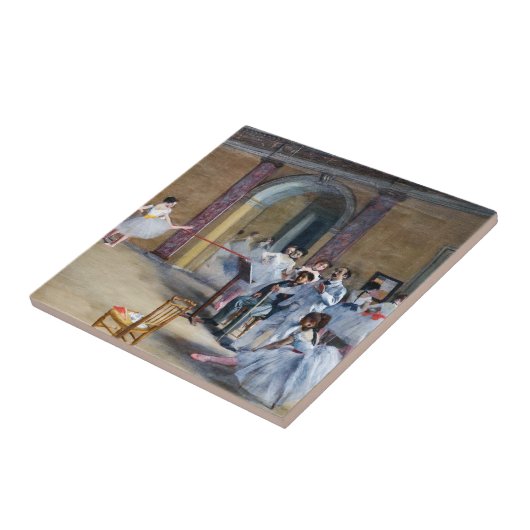 Edgar Degas - Dance Foyer, Opera rue Le Peletier Fliese (Seite)