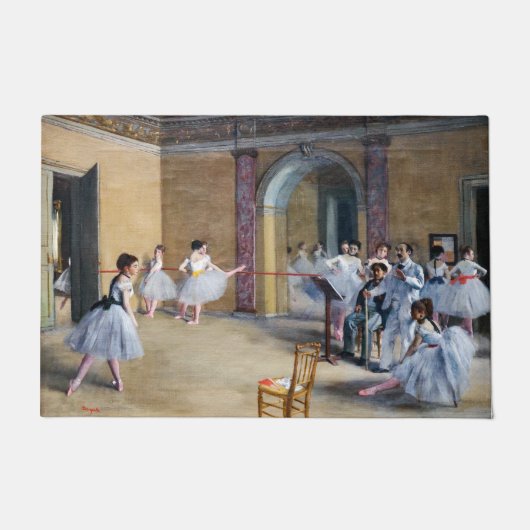 Edgar Degas - Dance Foyer, Opera rue Le Peletier Fußmatte (Vorderseite)