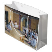 Edgar Degas - Dance Foyer, Opera rue Le Peletier Große Geschenktüte (Rückseite Schrägansicht)