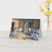 Edgar Degas - Dance Foyer, Opera rue Le Peletier Karte (Gelbe Blume)