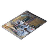 Edgar Degas - Dance Foyer, Opera rue Le Peletier Notizblock (Linke Seite)