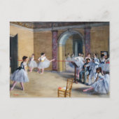 Edgar Degas - Dance Foyer, Opera rue Le Peletier Postkarte (Vorderseite)