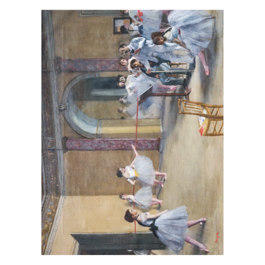 Edgar Degas - Dance Foyer, Opera rue Le Peletier Tischdecke (Vorderseite)