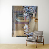 Edgar Degas - Dance Foyer, Opera rue Le Peletier Wandteppich (Beispiel)