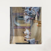 Edgar Degas - Dance Foyer, Opera rue Le Peletier Wandteppich (Vorderseite)