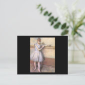 Edgar Degas Dancer am Bar Postkarte (Stehend Vorderseite)