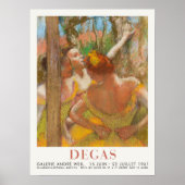 Edgar Degas Dancers Artwork Ballet Movement Elegan Poster (Vorne)
