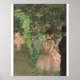 Edgar Degas | Dancers Backstage, 1876-1883 Poster
