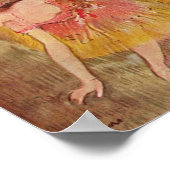 Edgar Degas Dancers Bending Down Poster (Ecke)