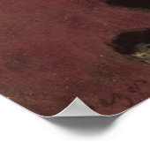 Edgar Degas Dancers Climbing A Stair Poster (Ecke)