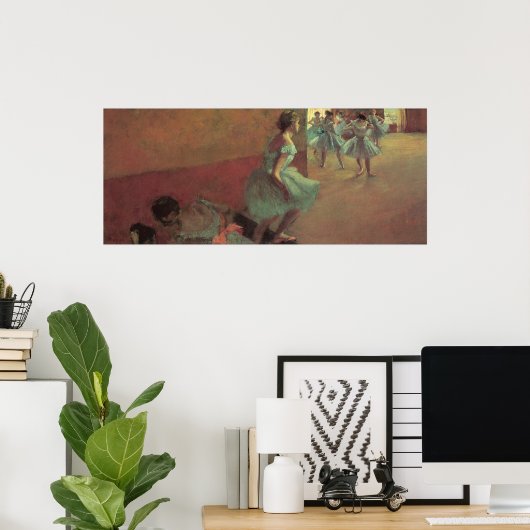 Edgar Degas Dancers Climbing A Stair Poster (Heimbüro)