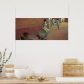 Edgar Degas Dancers Climbing A Stair Poster (Küche)