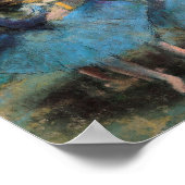 Edgar Degas - Dancers In Blue Poster (Ecke)