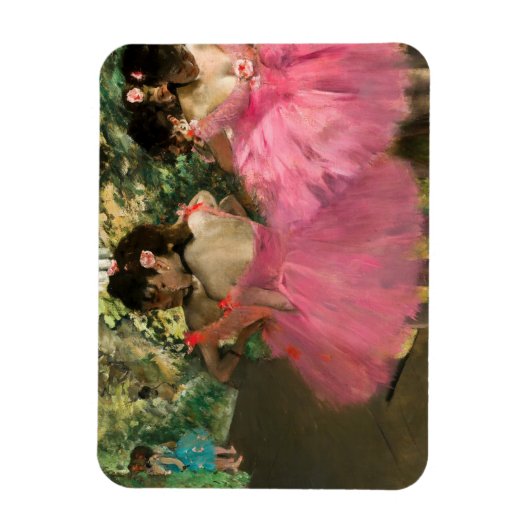 Edgar Degas - Dancers in pink Magnet (Vertikal)
