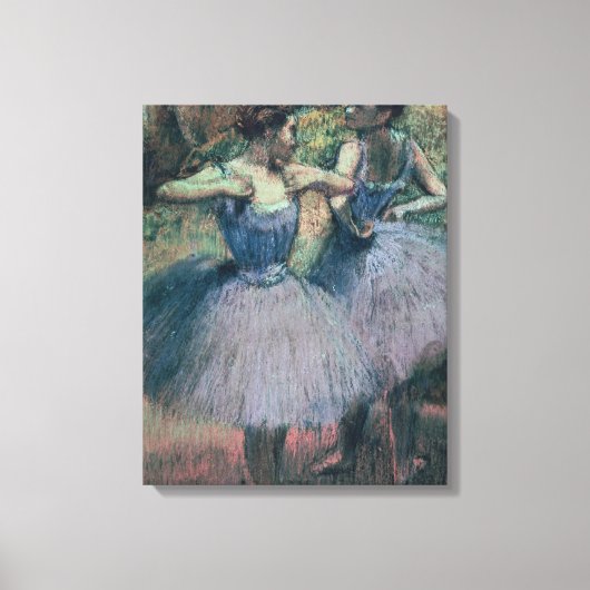Edgar Degas Dancers in Violet Leinwanddruck (Vorderseite)